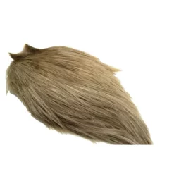 Whiting Bronze Spey Hackle Cape White Dyed Tan